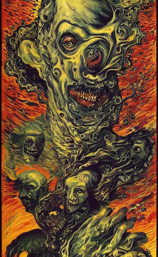 Image similar to wafture, sensual, flashy and elaborate detailed intricate amazing poster for zombie on a summers day, by umberto boccioni and john frederick kensett. trending on artstation.