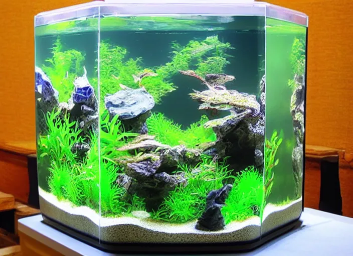 Image similar to hexagonal aquarium