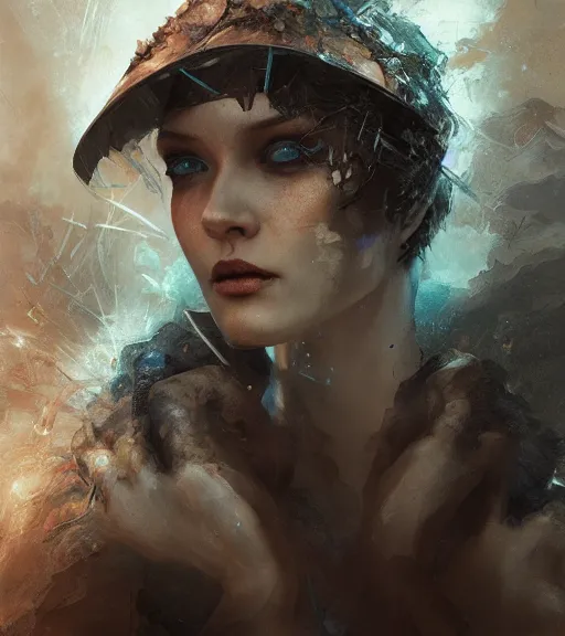 Image similar to portrait, ashes to ashes, by z. w. gu, pascal blanche, karol bak, craig mullins, steven belledin, james jean, rococo, digital painting, smooth, sharp focus, octane render, 8 k, hyper detailed.