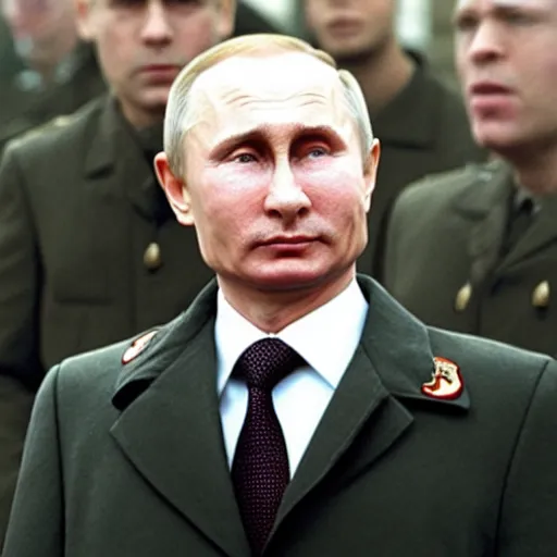 Image similar to Putin starring in saving private Ryan