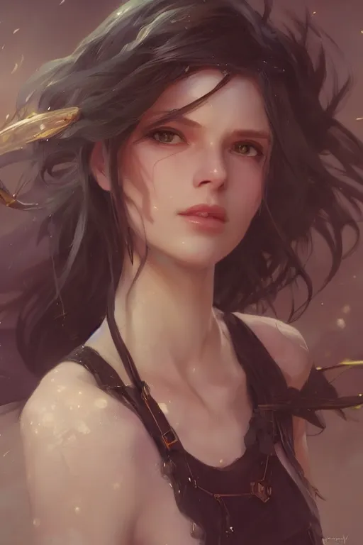 Image similar to final fantsy, digital painting, portrait , cinematic lighting, highly detailed, artstation, concept art, illustration, smooth, sharp focus, artgerm , greg rutkowski, alphonse mucha, editor's pickup, trending on artstation, trending on deviantart, WLOP