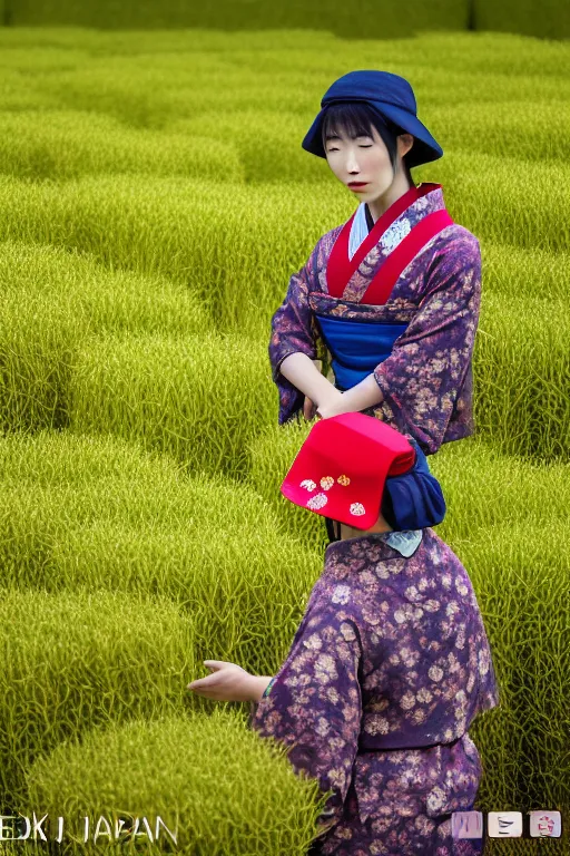 Prompt: japanesse farmer, cinematic view, bokeh, extreme detailed, hyperrealism, vogue photo style, proffesional photographer style, proportional, dynamic composition, face features, comfort posse, smooth, sharp focus, body features, ultra realistic, award winning photo, captured by nikon d 8 5 0, 4 5. 7 mp lens, 4 k, full body.