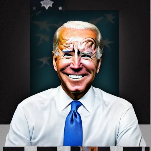 Image similar to Joe Biden in Minecraft