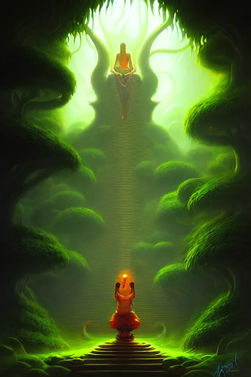 Prompt: The Ayahuasca Spirit, by Andreas Rocha