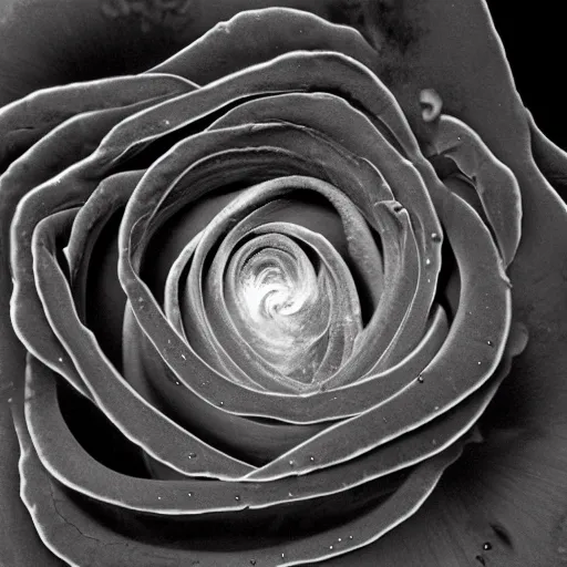 Image similar to outstanding, award - winning macro of a beautiful black rose made of fiery molten magma and nebulae on vantablack background by harold davis, georgia o'keeffe and harold feinstein, highly detailed, hyper - realistic, mysterious inner glow, trending on deviantart, artstation and flickr, nasa space photography, national geographic