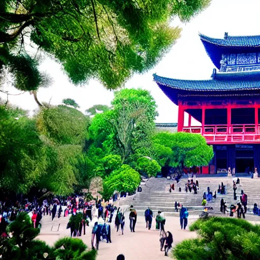 Prompt: “ jingshan park ”