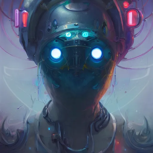 Image similar to portrait of a beautiful cybernetic mage, cyberpunk concept art by pete mohrbacher and seb mckinnon and beksinski and josan gonzales, digital art, highly detailed, intricate, sci-fi, sharp focus, Trending on Artstation HQ, deviantart, unreal engine 5, 4K UHD image