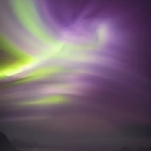 Image similar to amazing photo of a purple tornado in the sky by marc adamus, beautiful dramatic lighting