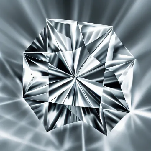 Prompt: a hyper detailed close up photograph of a diamond, sun in the background