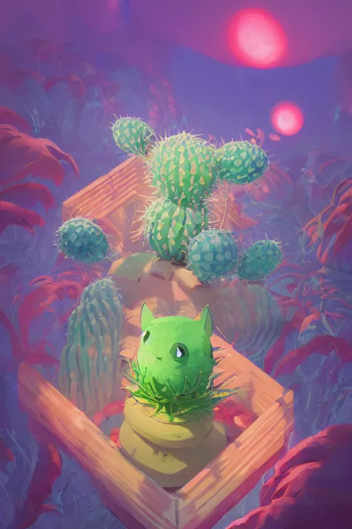 Image similar to 3 d render creature animal sushi cristal very big eye roots cactus elemental flush of force nature micro world fluo fishscale, comics gta 5 cover, official fanart behance hd artstation by jesper ejsing, by rhads, makoto shinkai and lois van baarle, ilya kuvshinov, ossdraws