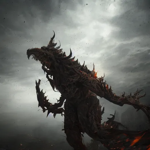 Image similar to full body pose, hyperrealistic photograph of wrath, dim volumetric lighting, 8 k, octane beautifully detailed render, extremely hyper detailed, intricate, epic composition, cinematic lighting, masterpiece, trending on artstation, very very detailed, stunning, hdr, smooth, sharp focus, high resolution, award, winning photo, dslr, 5 0 mm