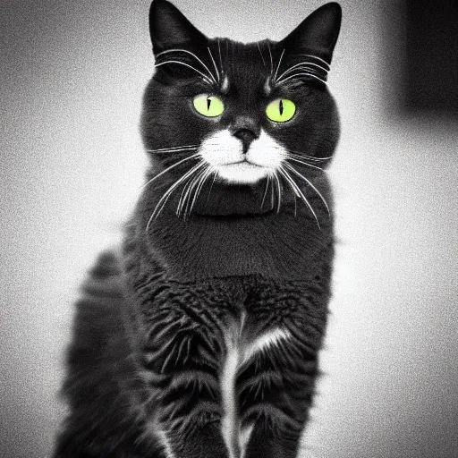 Image similar to high contrast very simple picture of a cat