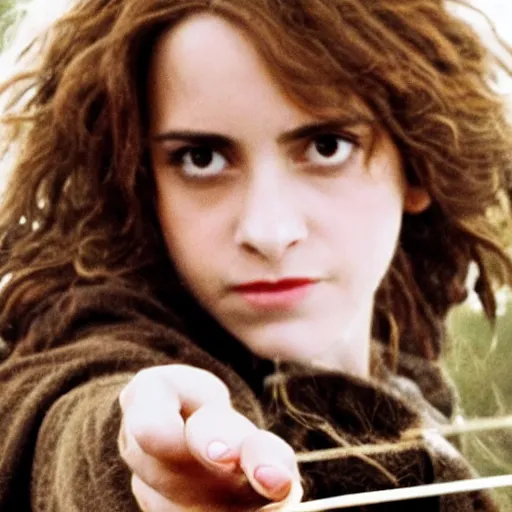 Image similar to hermione granger in love