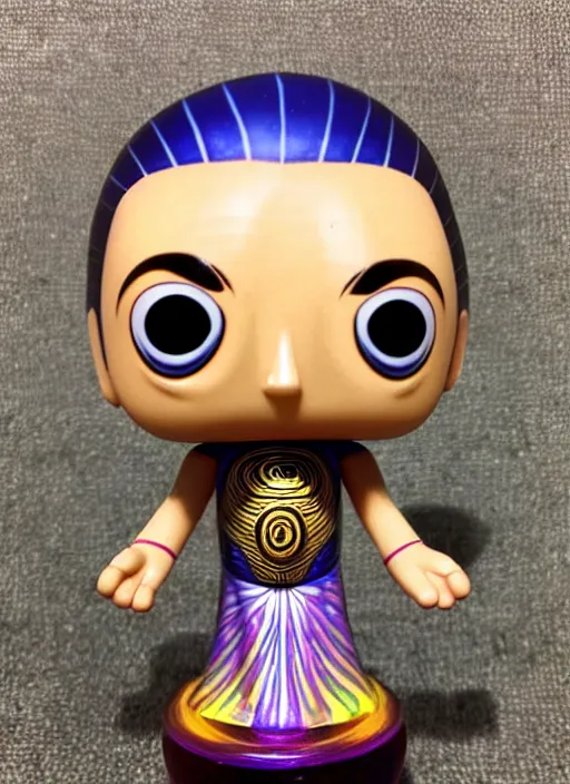 Image similar to alex grey funko pop