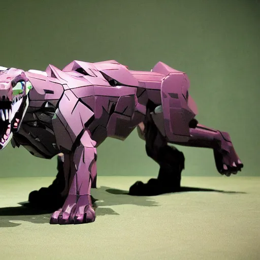 Prompt: panther as a zoid