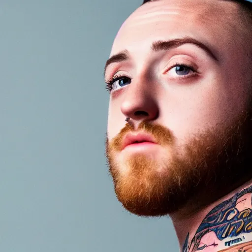 Image similar to portrait mac miller, poster, smooth, clear face, sharp focus, 8 k, highly detailed, hd