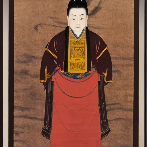 Prompt: portrait of hongwu emperor of ming dynasty