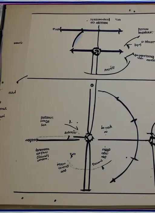 Image similar to working diagrams for a simple operational perpetual motion machine