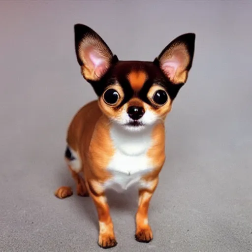 Prompt: a cat that looks like a chihuahua