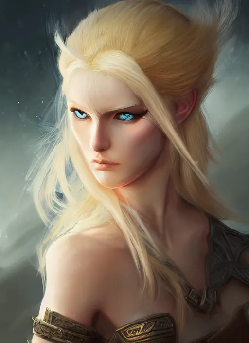 Image similar to blonde combat fairy venizian era, dark fantasy, extremely detailed, sharp focus, portrait, smooth, digital illustration, by rossdraws, frank franzzeta