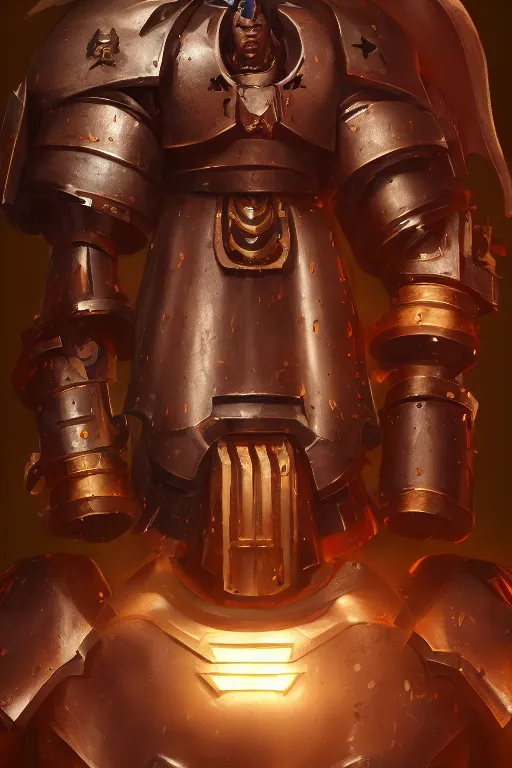 Image similar to armor portrait heros warhammer 4 0 k horus heresy fanart - the primarchs emperor by johannes helgeson animated with vfx concept artist & illustrator global illumination ray tracing hdr fanart arstation zbrush central hardmesh 8 k octane renderer comics stylized