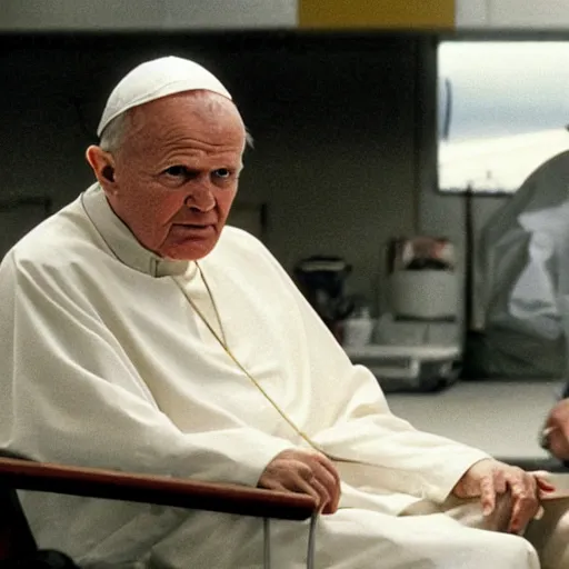 Image similar to john paul ii in breaking bad with walter white