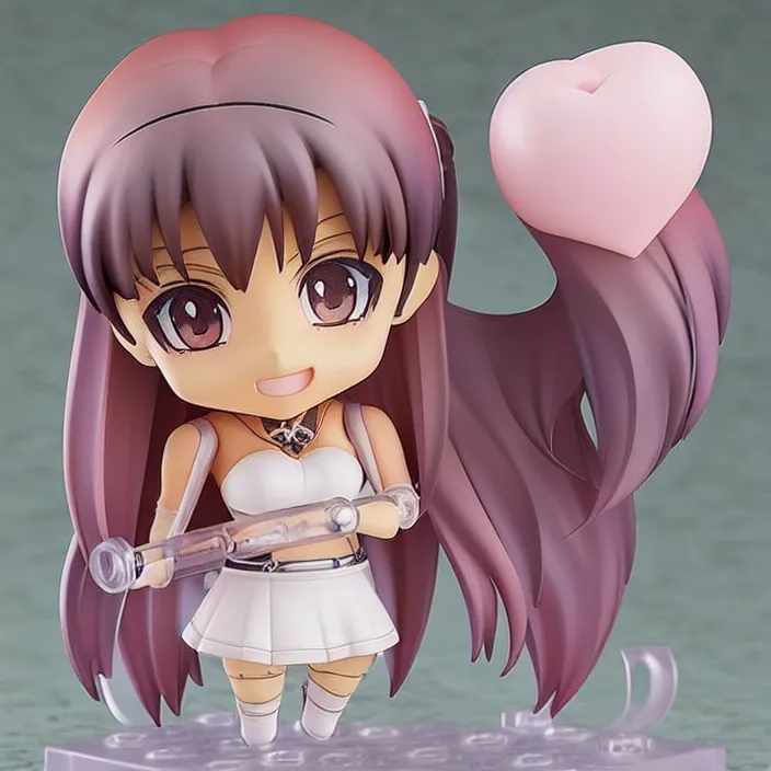 Image similar to an anime nendoroid of ariana grande, figurine, detailed product photo.