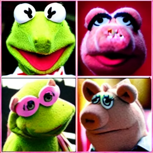 Image similar to Kermit and Miss Piggy babies