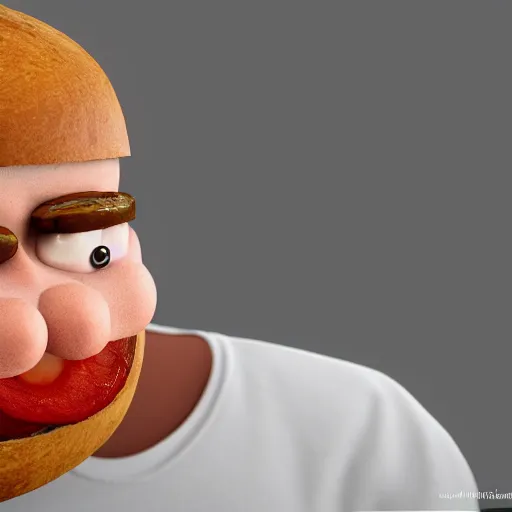 Prompt: An anthropomorphic sandwich eating man, trending on artstation, artstationHD, artstationHQ, artstation photorealism, photorealistic photography, 4k, 8k