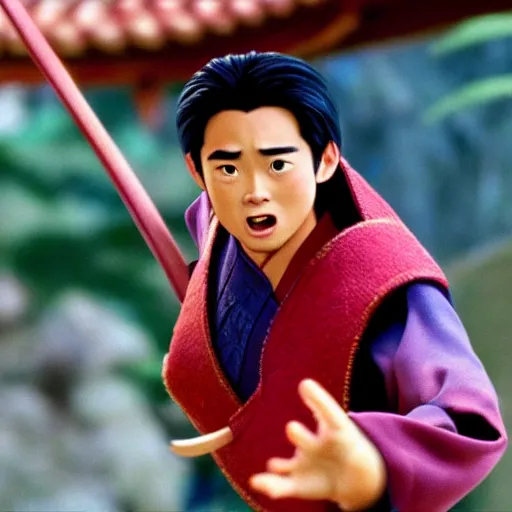 Image similar to still of xavi hernandez in mulan ( 1 9 9 8 )