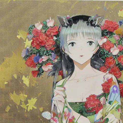 Image similar to artwork by Yoneyama Mai