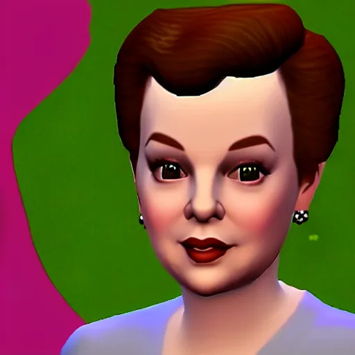 Image similar to judy garland in the sims