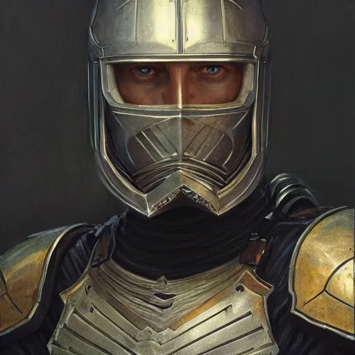 Image similar to cato as a realistic fantasy knight, closeup portrait art by donato giancola and greg rutkowski, digital art, trending on artstation, symmetry!!