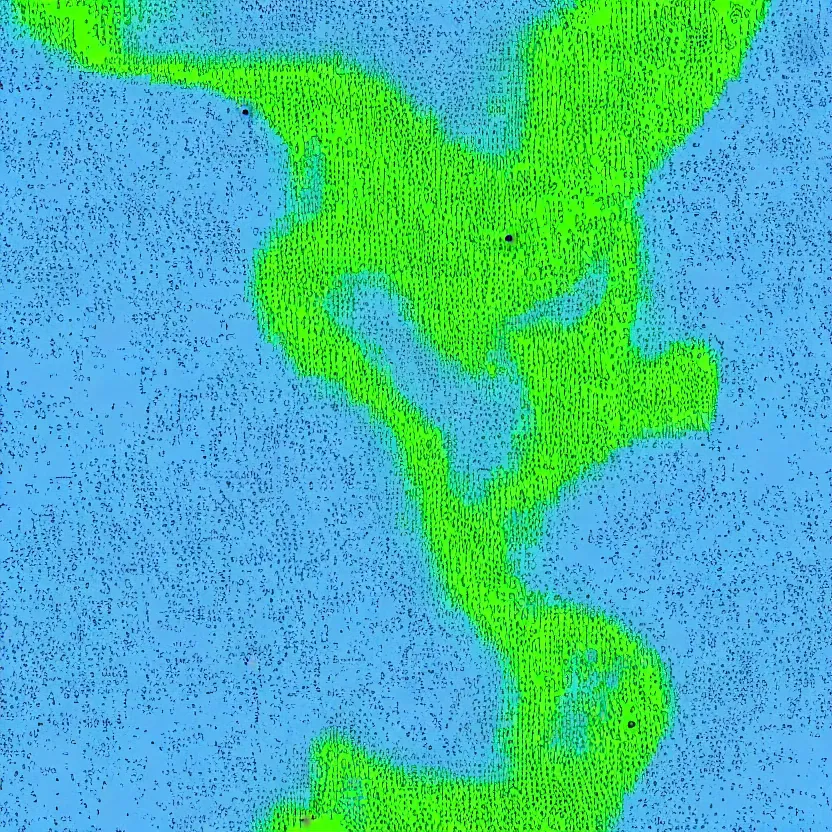 Prompt: a detailed height map of mariana trench