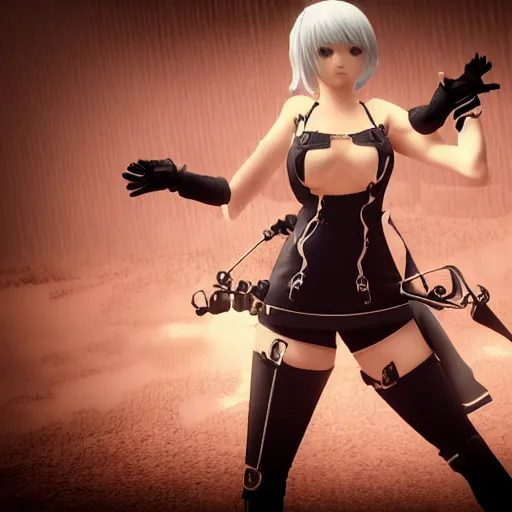 Image similar to blender render nier automata