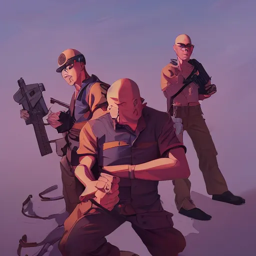 Image similar to hero world full metal jacket 1 9 8 7, behance hd by jesper ejsing, by rhads, makoto shinkai and lois van baarle, ilya kuvshinov, rossdraws global illumination