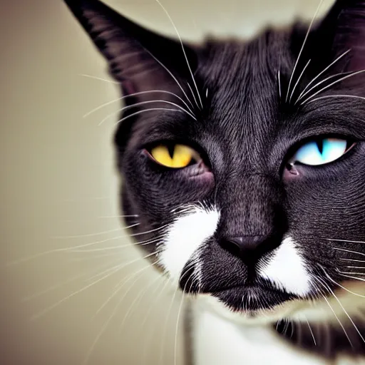 Image similar to a cat - pig - hybrid, animal photography
