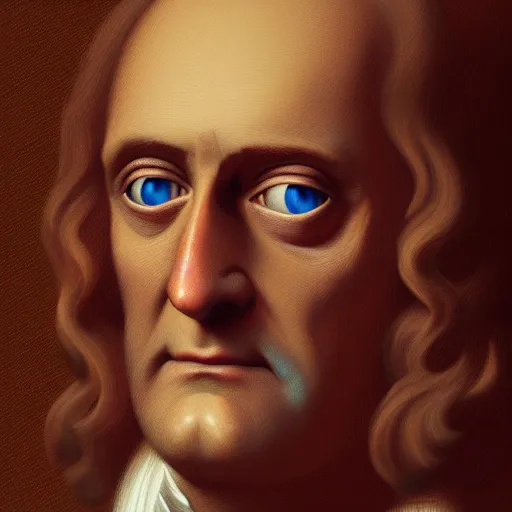 Image similar to isaac newton in nutella, hyperdetailed, artstation, cgsociety, 8 k