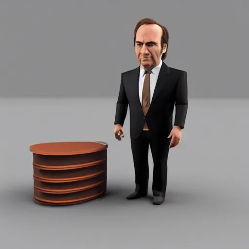 Prompt: 3D Saul Goodman