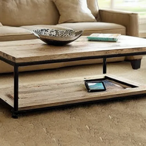 Prompt: the worlds coolest coffee table
