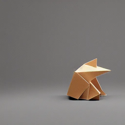 Prompt: cat origami in 8 k very awesome detail