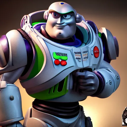 Buzz Lightyear in Gears of War, highly detailed, high | Stable ...