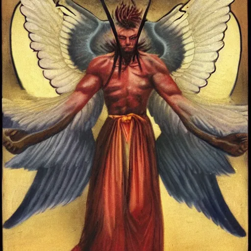 Prompt: angelic ((demonic warrior))