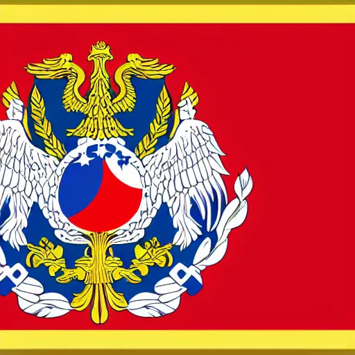 Prompt: Flag of freedom, democratic and independent Moscow Republic