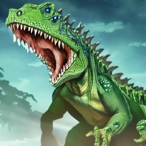 Image similar to lizardman, anime, hd,