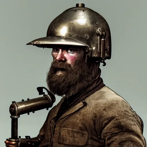 Image similar to ned kelly as a metal kettle, award winning creature portrait photography, extremely detailed, artstation, 8 k, sensual lighting, incredible art, wlop, artgerm