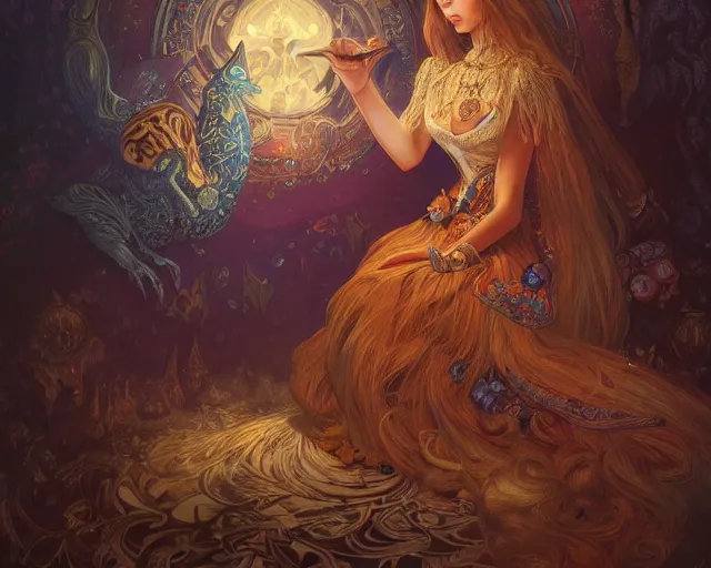 Prompt: photography of louis wain, deep focus, d & d, fantasy, intricate, elegant, highly detailed, digital painting, artstation, concept art, matte, sharp focus, illustration, hearthstone, art by artgerm and greg rutkowski and alphonse mucha