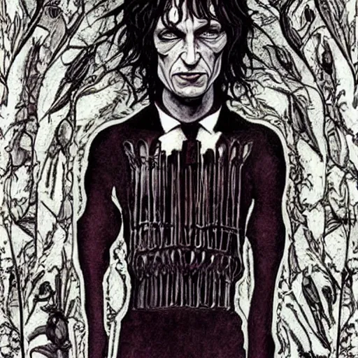 Prompt: neil gaiman gothic art modern, highly detailed, surreal