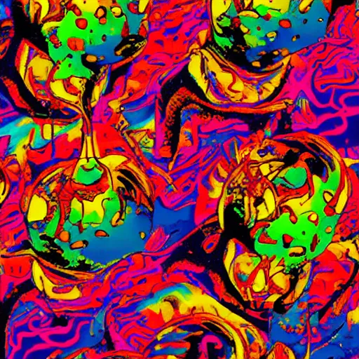 Image similar to better call saul psychedelic mushrooms