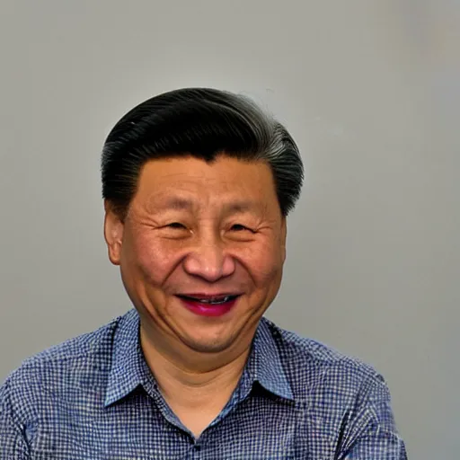 Image similar to xi - jing ping smiling